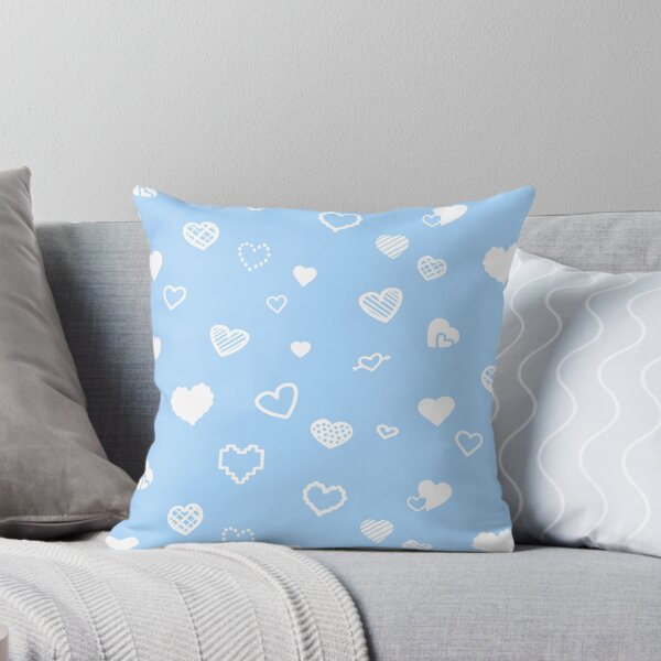 Item preview, Hearts Pattern, Blue and White. Simple, Unique designed and sold by ClearAndHappy.