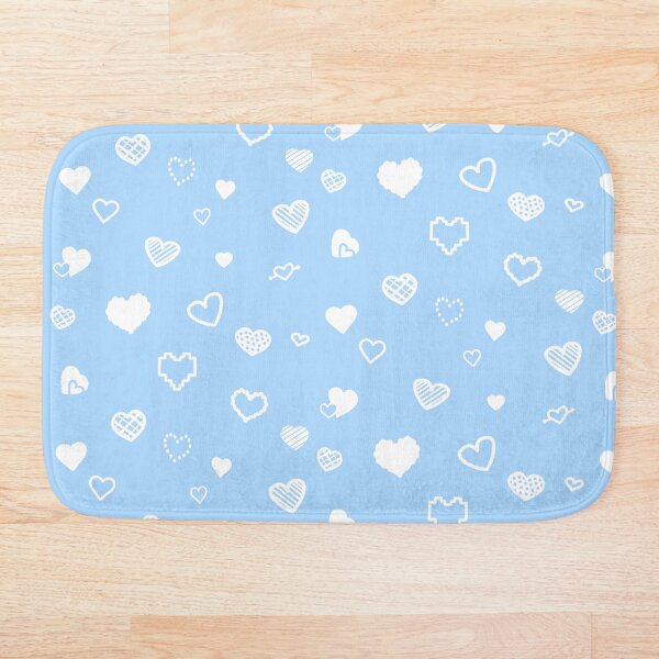 Item preview, Hearts Pattern, Blue and White. Simple, Unique designed and sold by ClearAndHappy.