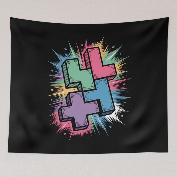 Item preview, Neon Tetris designed and sold by SignumShop.