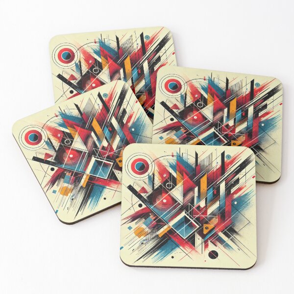Item preview, Modern Abstract Geometric Art -Rhythm In Chaos designed and sold by Ace Shark.