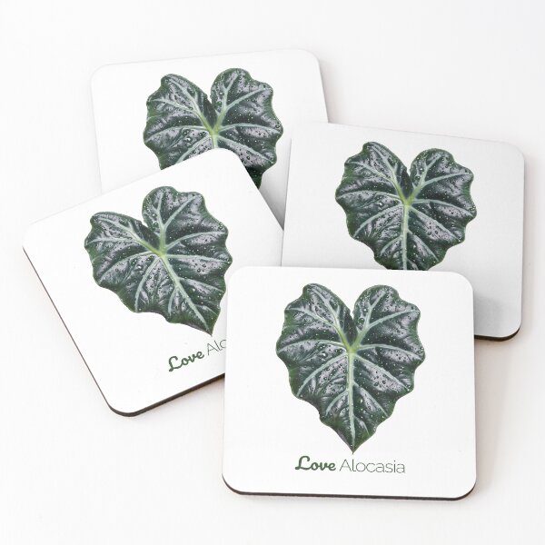 Item preview, Love Alocasia | Tropical Houseplant Art Print designed and sold by BTNYBayCo.