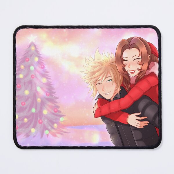 Item preview, Christmas Clerith - Cloud and Aerith Tree Lighting 4K designed and sold by RyMoltArt.
