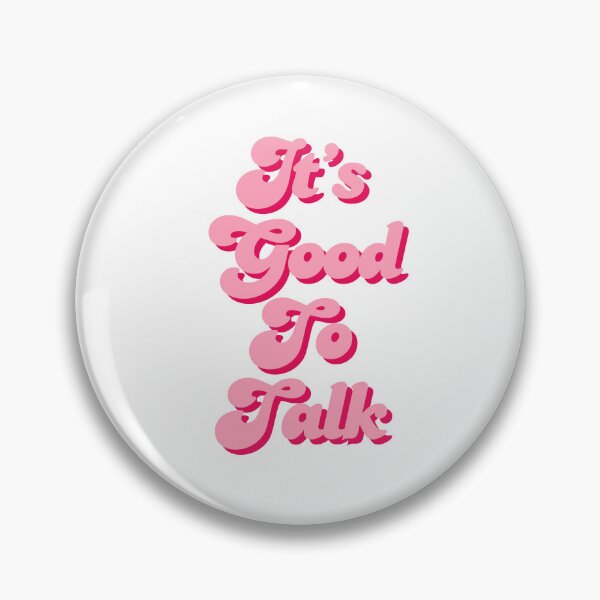 Item preview, It’s Good to Talk – Retro Pink Typography Design designed and sold by Pokah79.