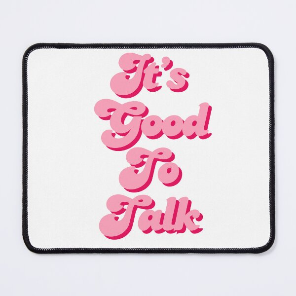 Item preview, It’s Good to Talk – Retro Pink Typography Design designed and sold by Pokah79.