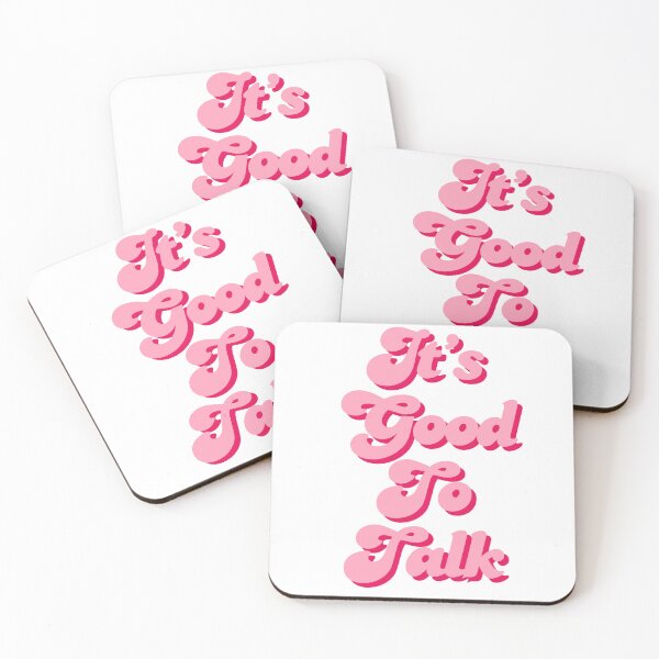 Item preview, It’s Good to Talk – Retro Pink Typography Design designed and sold by Pokah79.
