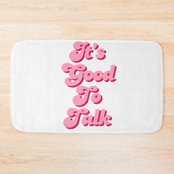 Item preview, It’s Good to Talk – Retro Pink Typography Design designed and sold by Pokah79.