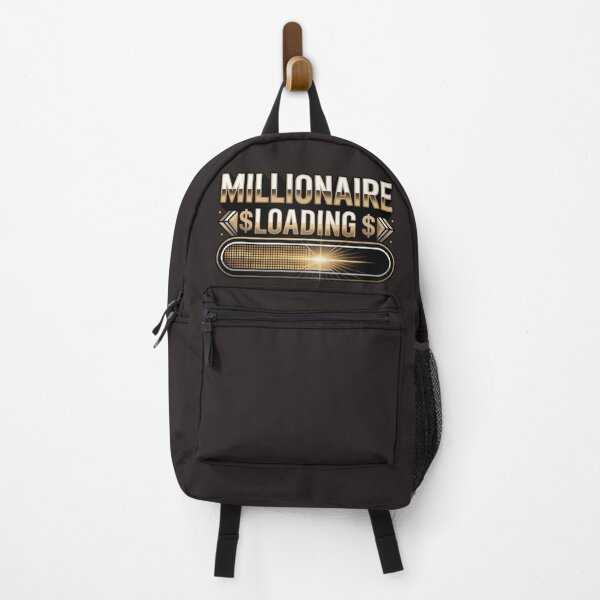 Item preview, Millionaire Loading Progress Bar Gold Design – Motivational Wealth Quote designed and sold by K-Lux.