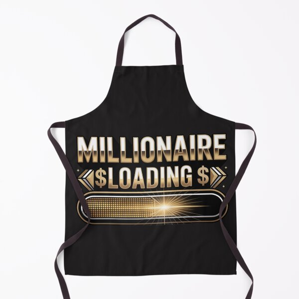 Item preview, Millionaire Loading Progress Bar Gold Design – Motivational Wealth Quote designed and sold by K-Lux.