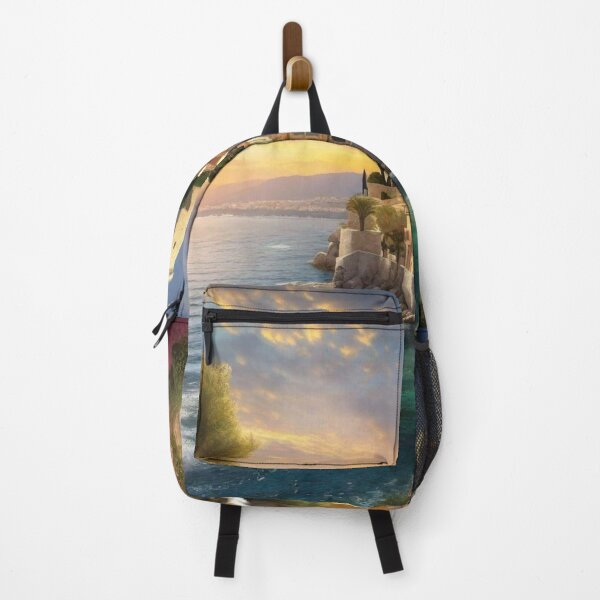 Item preview, Sunset over the Cliffside Village designed and sold by afrancisCL.