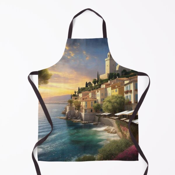 Item preview, Sunset over the Cliffside Village designed and sold by afrancisCL.
