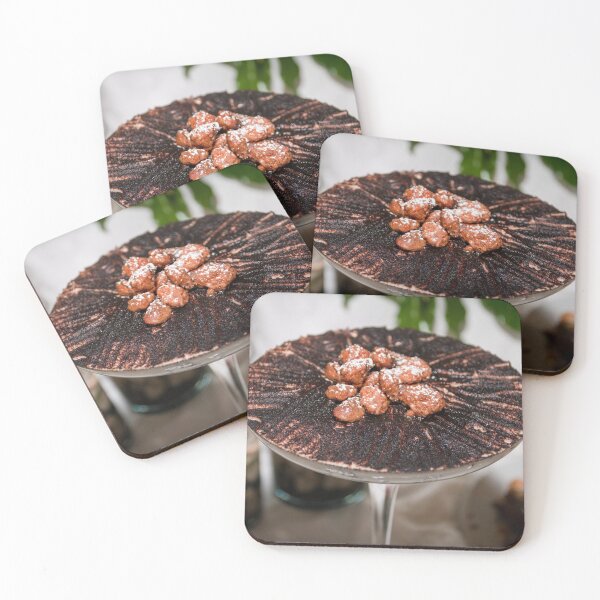 Item preview, Dark Decadence: Candied Nuts on a Chocolate Platter designed and sold by MDB_Shop.