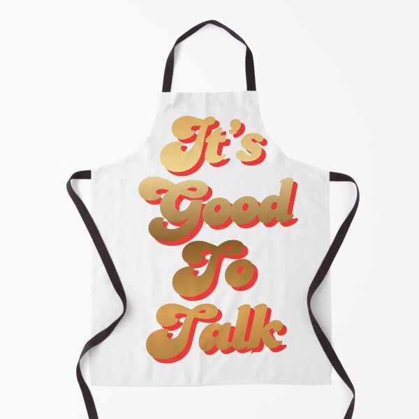 Item preview, It’s Good to Talk – Retro Gold Typography Design designed and sold by Pokah79.