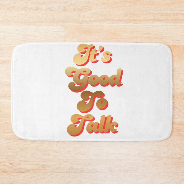 Item preview, It’s Good to Talk – Retro Gold Typography Design designed and sold by Pokah79.