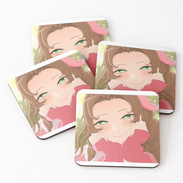 Item preview, Anime Aerith Portrait designed and sold by RyMoltArt.