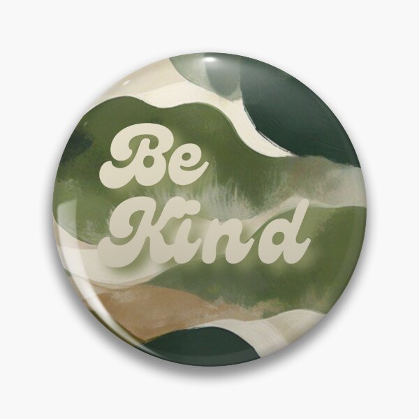 Item preview, Be Kind - Earthbound Waves Green designed and sold by Golden Hour Art.