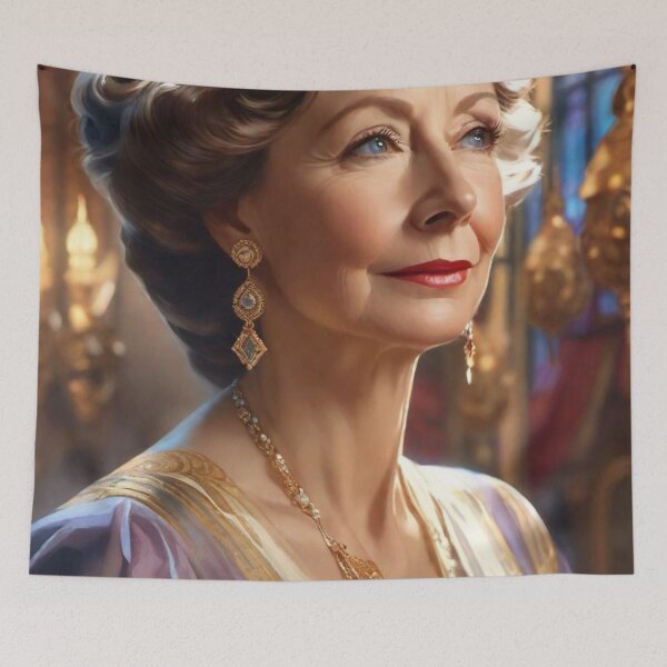 Item preview, The Matriarch in Violet and Gold designed and sold by afrancisCL.