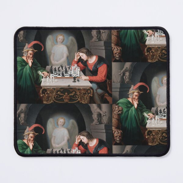 Item preview, Classic Checkmate Painting by Moritz Retzsch 1837 designed and sold by TeeARTHY.
