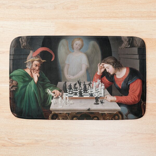 Item preview, Classic Checkmate Painting by Moritz Retzsch 1837 designed and sold by TeeARTHY.