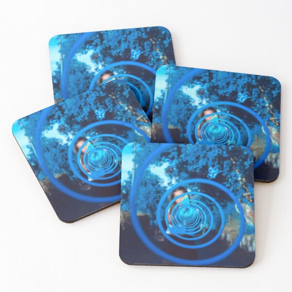 Item preview, Deep Blue Portal: Surreal Vortex and Electric Foliage designed and sold by MDB_Shop.