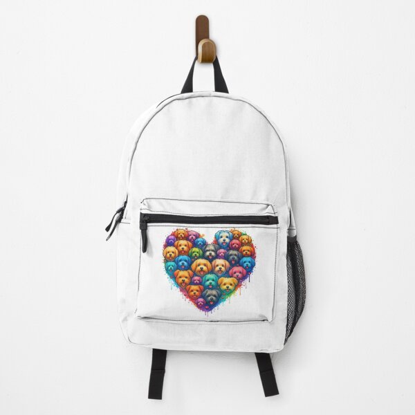 Item preview, Colorful Dog Heart Design designed and sold by ArtfulWeave.
