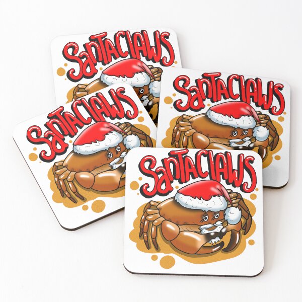 Item preview, Santa claws, hand drawn  Christmas crab designed and sold by karenflanart.