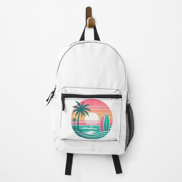 Item preview, Retro Sunset Surf Beach Design designed and sold by ArtfulWeave.