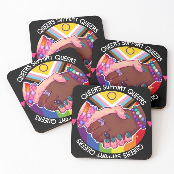 Item preview, Queers Support Queers designed and sold by Queer Media Archive.