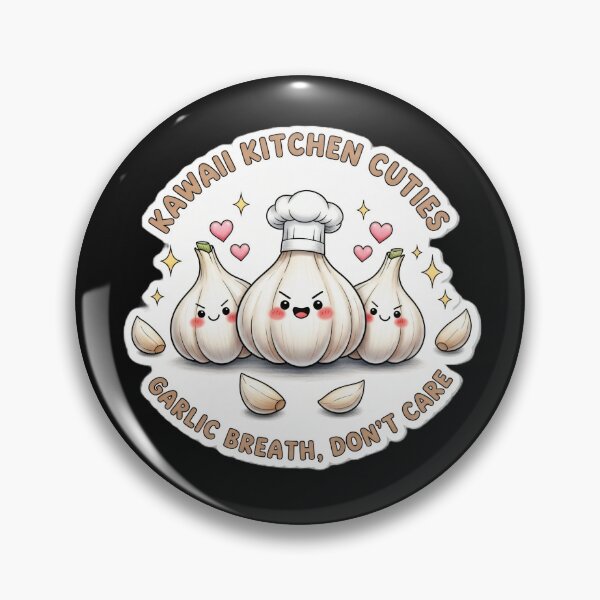 Item preview, Kawaii Kitchen Cuties – Funny Garlic Chef Design for Food Lovers designed and sold by Paulina Vanlife.
