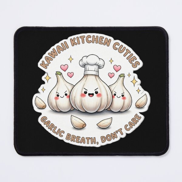 Item preview, Kawaii Kitchen Cuties – Funny Garlic Chef Design for Food Lovers designed and sold by Paulina Vanlife.