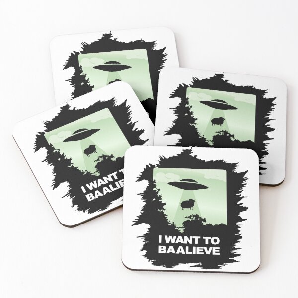 Item preview, I want to baalieve. The Flock is Out There.  designed and sold by Peskariki.