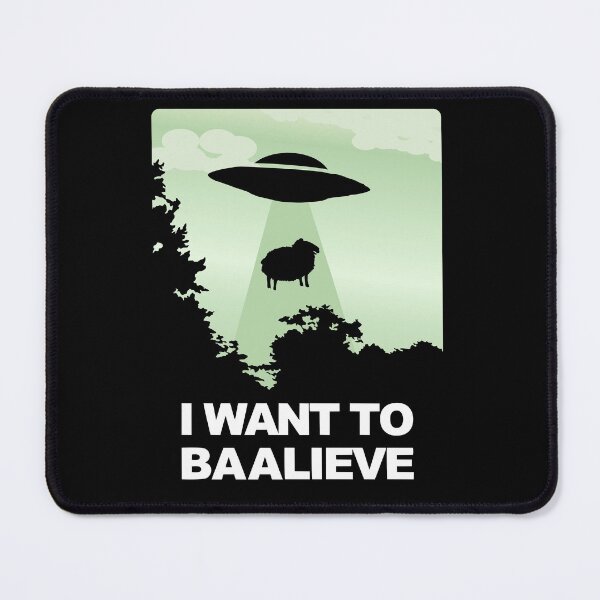 Item preview, I want to baalieve. The Flock is Out There. designed and sold by Peskariki.