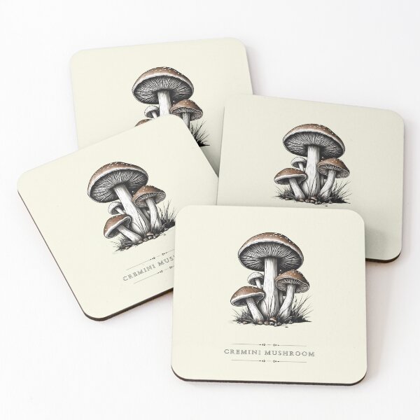 Item preview, Minimal Cremini Mushroom Sketch | Baby Bella Illustration (*Agaricus bisporus*) – Rustic Botanical Line Art for Foodies & Nature Lovers** designed and sold by CallisC-Arts.