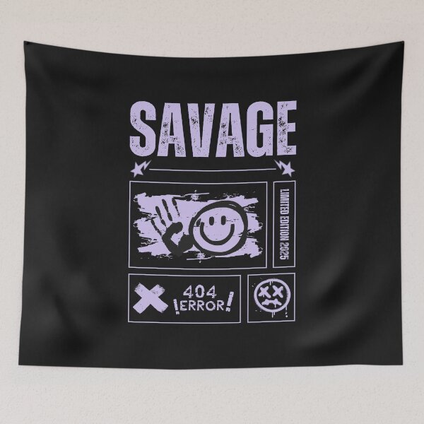 Item preview, Savage – Bold Streetwear Statement Design for Confidence & Power designed and sold by proviax.