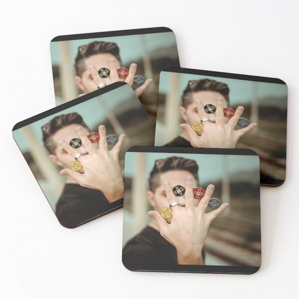 Item preview, Four Fortunes: Lucky Coins on the Traveler's Hand designed and sold by MDB_Shop.