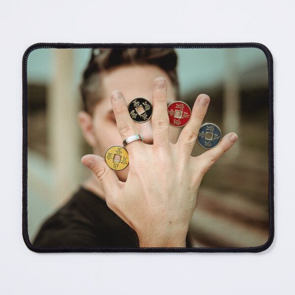 Item preview, Four Fortunes: Lucky Coins on the Traveler's Hand designed and sold by MDB_Shop.