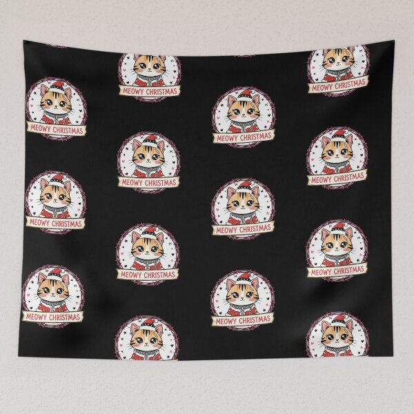 Item preview, Meowy Christmas Punk Cat Santa  designed and sold by EXON-Publishing.