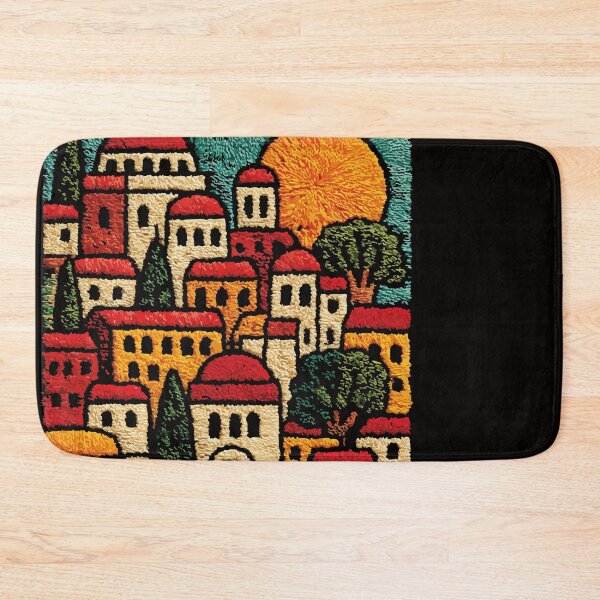 Item preview, Sofia Bulgaria Cathedral Woven Folk Art Poster designed and sold by TuncGK.