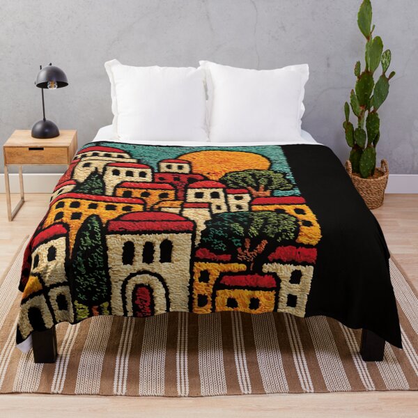 Item preview, Sofia Bulgaria Cathedral Woven Folk Art Poster designed and sold by TuncGK.