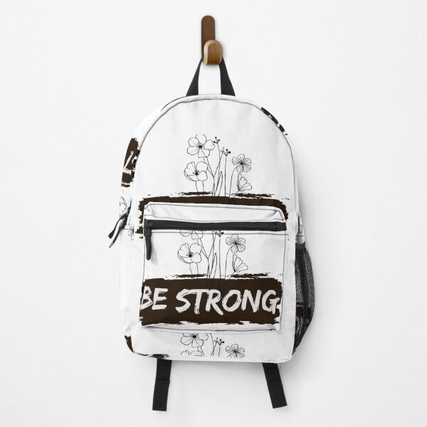 Item preview, Be Strong Floral Line Art and Brushstroke Motivation designed and sold by lovelynong.