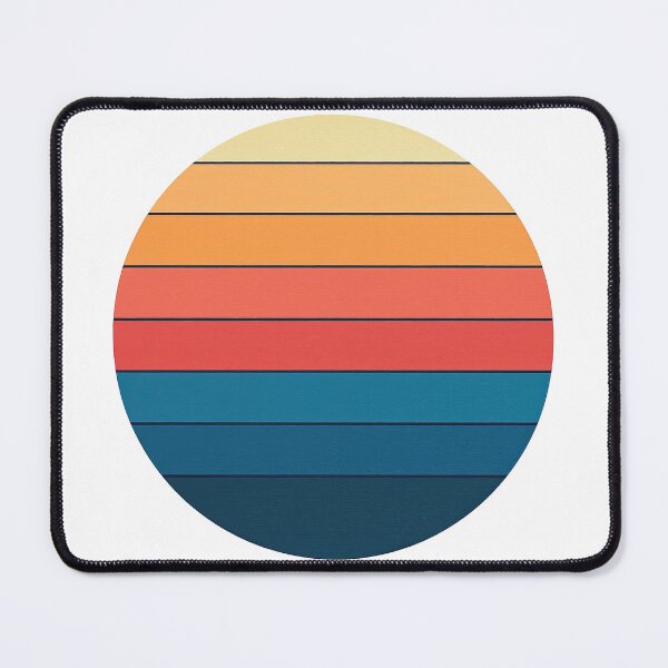Item preview, Retro Sunset Gradient Circle Design designed and sold by ArtfulWeave.