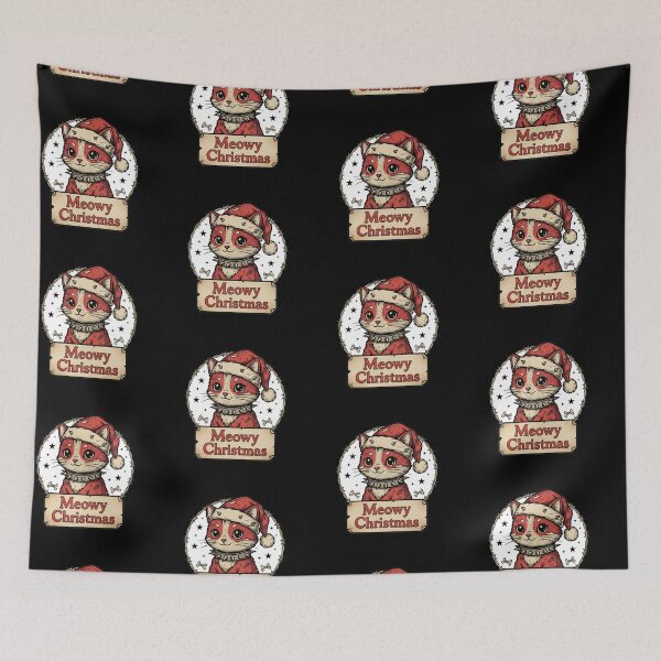 Item preview, Meowy Christmas Punk Cat Santa  designed and sold by EXON-Publishing.