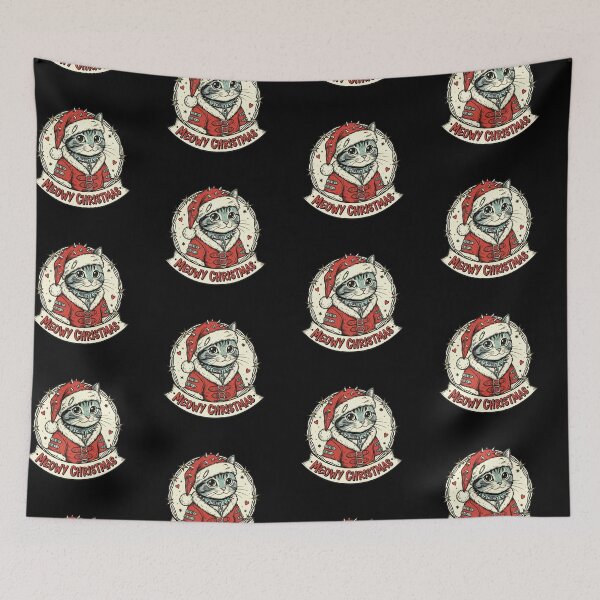 Item preview, Meowy Christmas Punk Cat Santa  designed and sold by EXON-Publishing.