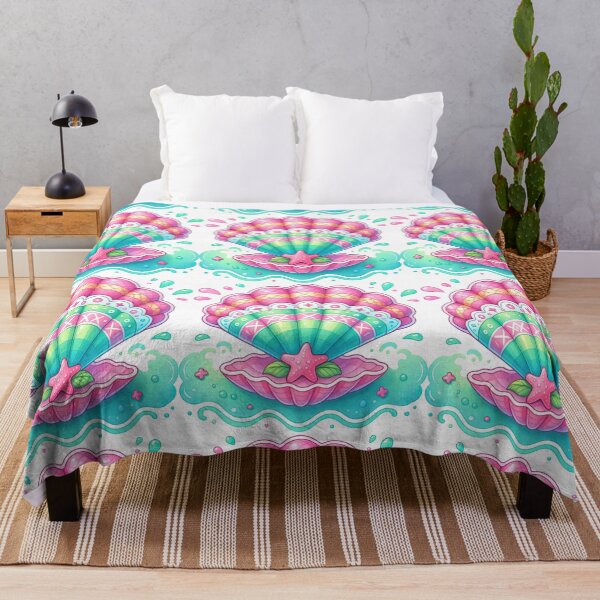 Item preview, Colorful Seashell and Starfish Illustration designed and sold by ArtfulWeave.