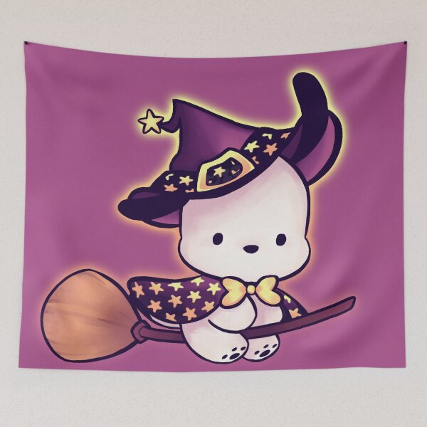 Item preview, Pochacco, the mischievous little wizard flying designed and sold by loveiscosmic.