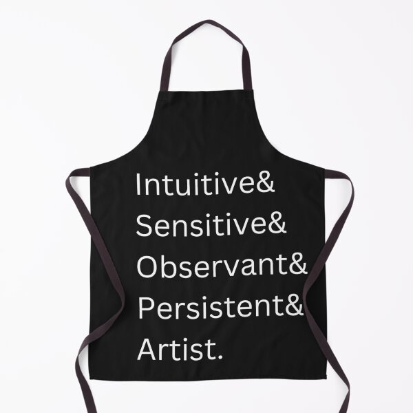 Item preview, Intuitive & Sensitive & Observant & Persistent & Artist designed and sold by Expression Thru Sketches.