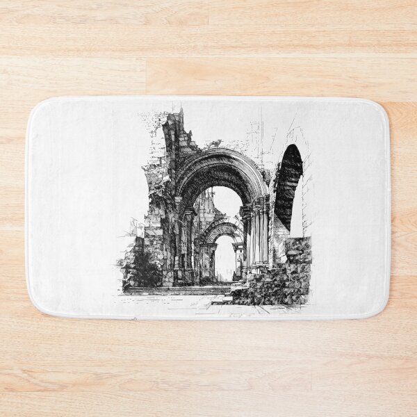 Item preview, The silent arch, ink on paper, A3, 2025 designed and sold by oanaunciuleanu.