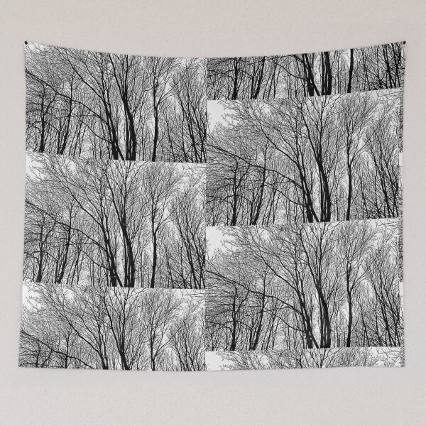 Item preview, Young Autumn ash trees, digital sketch designed and sold by paulboizot.