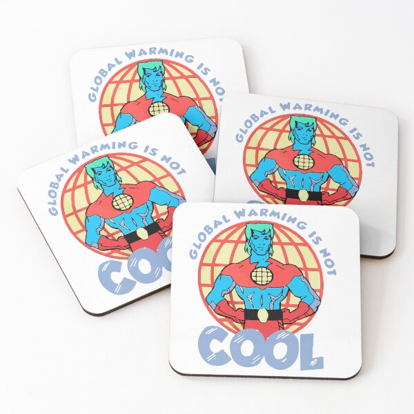 Item preview, Captain Planet - "Global Warming Is Not Cool"  designed and sold by LeftoriumShop.