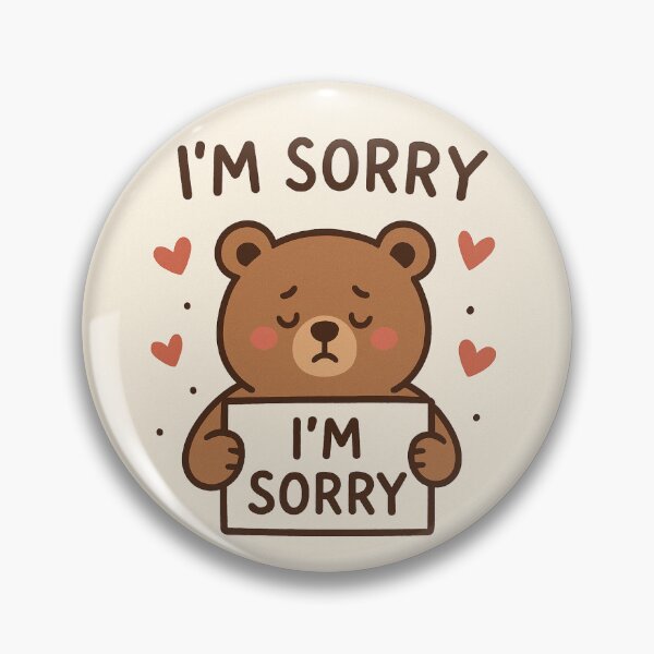 Item preview, I'm sorry designed and sold by Zampettalibera.