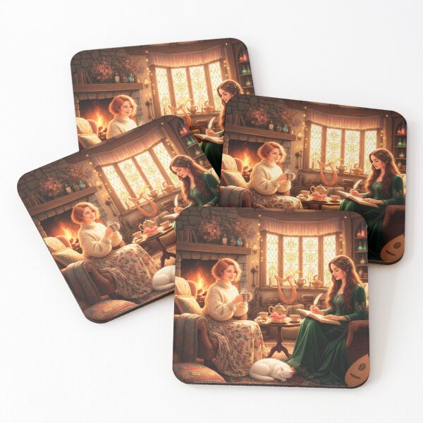 Item preview, Cosy Cottage Lesbian Couple Scene designed and sold by Sapphic-Charm.